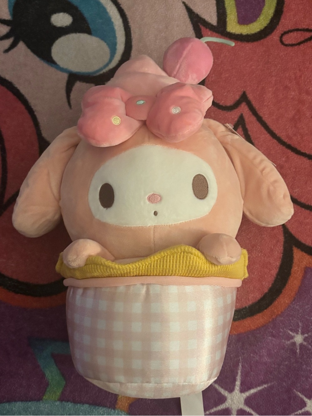 my melody ice cream plush NWT